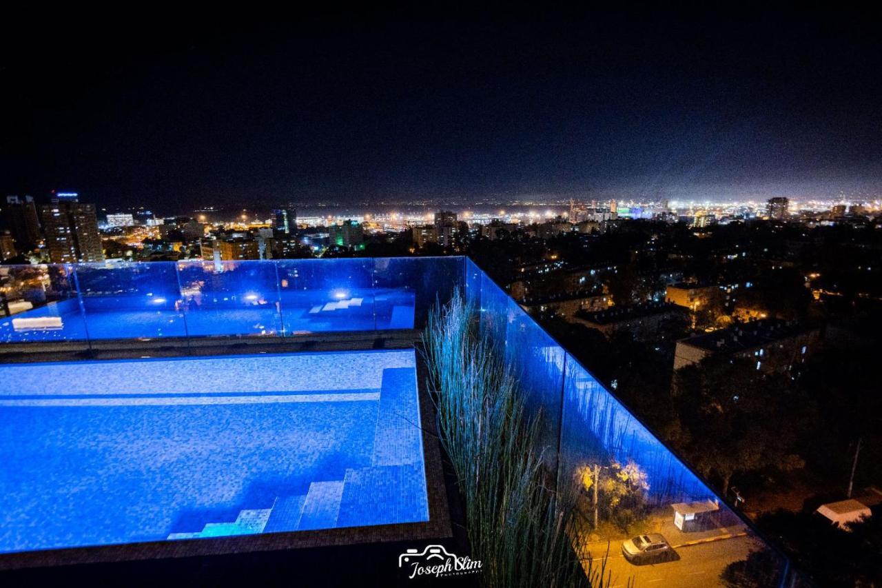 Serene - Infinity Cview Pool - 4 Bedrooms Luxury Penthouse Haïfa Extérieur photo