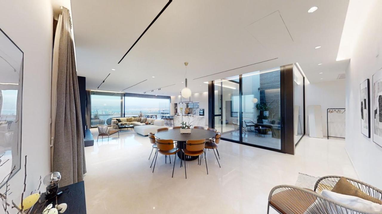 Serene - Infinity Cview Pool - 4 Bedrooms Luxury Penthouse Haïfa Extérieur photo