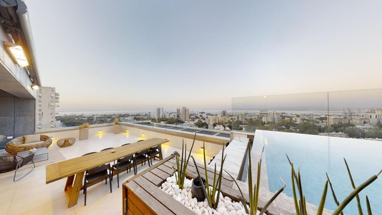 Serene - Infinity Cview Pool - 4 Bedrooms Luxury Penthouse Haïfa Extérieur photo