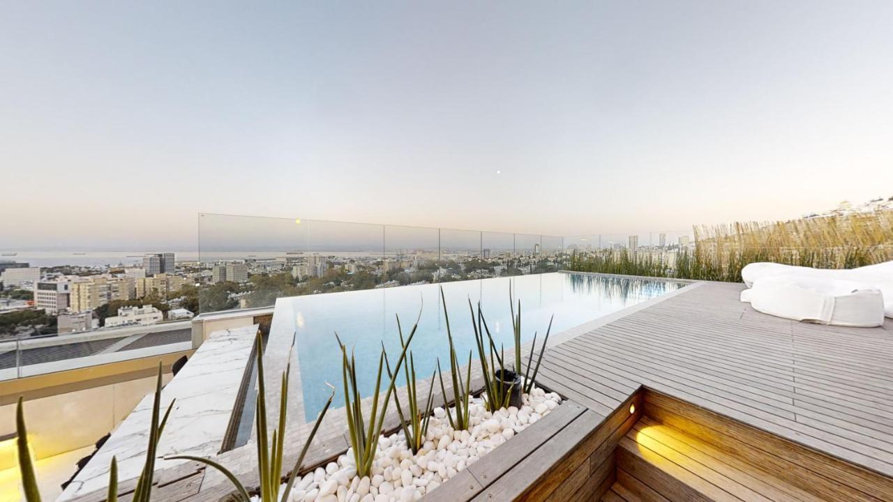 Serene - Infinity Cview Pool - 4 Bedrooms Luxury Penthouse Haïfa Extérieur photo