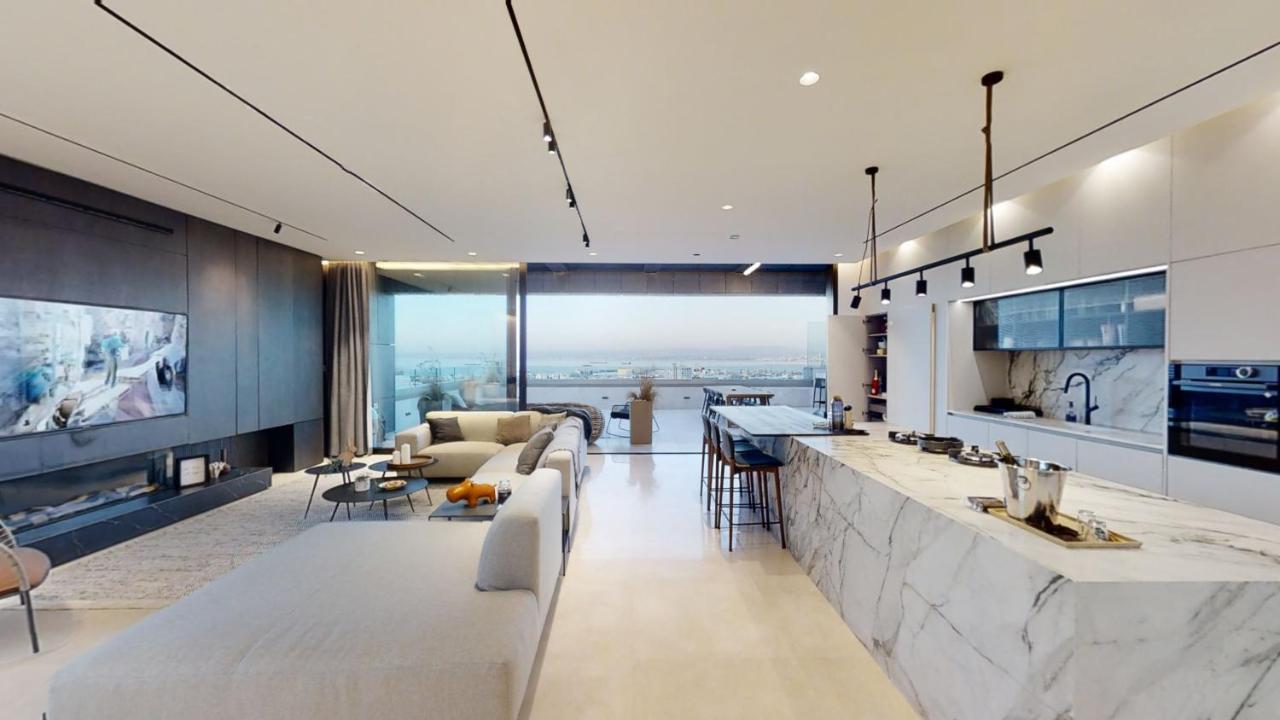 Serene - Infinity Cview Pool - 4 Bedrooms Luxury Penthouse Haïfa Extérieur photo